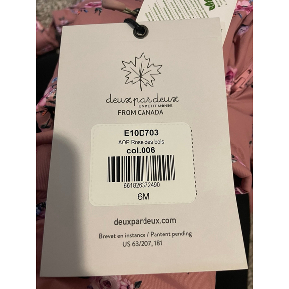 Duex par Duex car seat friendly baby Snow suit - Picture 5 of 8